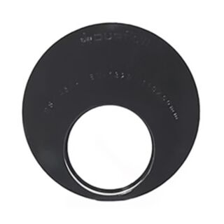 Solvent Weld Soil Flat Reducer Socket Spigot PVCu Black 110mm To 50mm