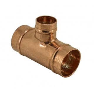 Solder Ring Reducing Tee Copper 22x22x15mm