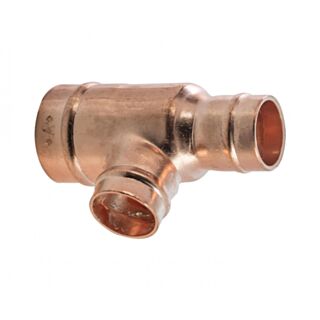 Solder Ring Reducing Tee Copper 28x22x22mm