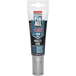 Soudal Fix All Flexi Multi Use Sealant & Adhesive White 125ml