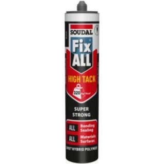 Soudal Fix All High Tack Sealant & Adhesive Black 290ml