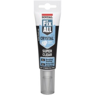 Soudal Fix All Sealant & Adhesive Crystal Clear 125ml