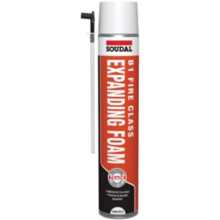 Soudal Trade B1 Fire Rated Expanding Foam Hand Held 750ml