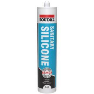 Soudal Trade Sanitary Silicone Clear 290ml