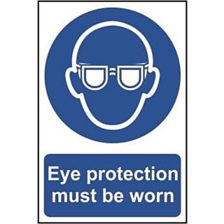 Spectrum Safety Sign Eye Protection Must Be Worn 200x300mm