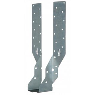 Jiffy Standard Leg Joist Hanger With Adjustable Height Strap Pre Galvanised Mild Steel 150x50x225mm