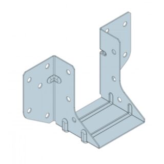 Jiffy Mini Joist Hanger Pre Galvanised Mild Steel 47x45x62mm