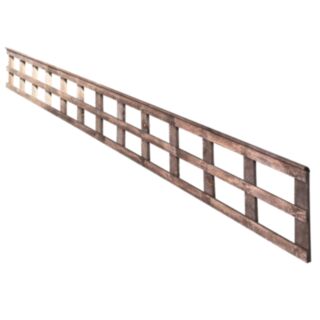 Square Trellis Dark Brown 305x1828mm