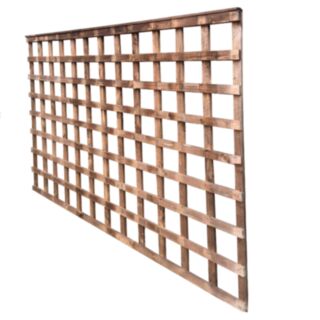 Square Trellis Dark Brown 915x1828mm