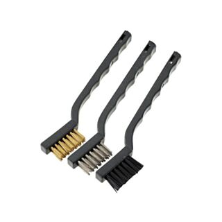 Stanley Abrasive Wire Brush Assorted 3pce Set 93mm (4)
