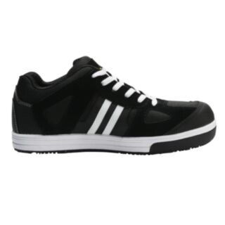 Stanley Cody Safety Trainer Black/White Stripe Size 9