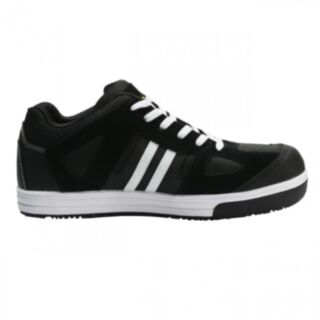 Stanley Cody Safety Trainer Black/White Stripe Size 8
