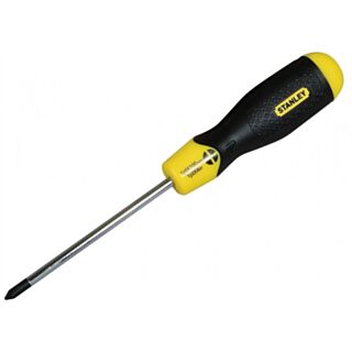 Stanley Cushion Grip Screwdriver Phillips Tip PH2 x 100mm