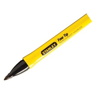 Stanley Marker Fine Tip Black 2pk
