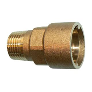 Straight Bayonet Socket Brass ½