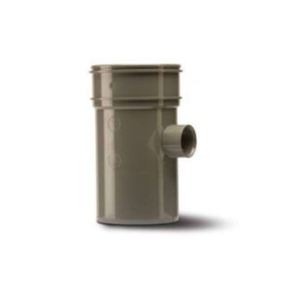 System 2000 PVCu 110mm Single Boss Pipe Single Socket Solvent Grey 40mm