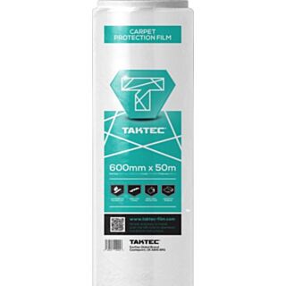 Taktec Carpet Protection Film White 600mm x 50mtr