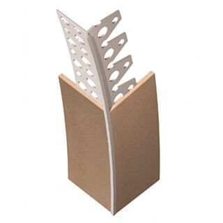Thincoat Arch Bead uPVC White 3x24x2500mm
