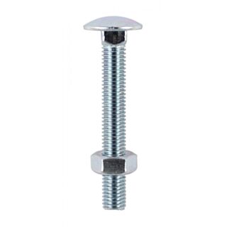 TIMCO Carriage Bolts & Hex Nuts M12 x 150mm 10pk