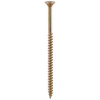 TIMCO Classic Multi-Purpose Screws Double Countersunk Yellow 6.0x150mm 100pk