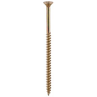 TIMCO Classic Multi-Purpose Screws Double Countersunk Yellow 6.0x180mm 100pk