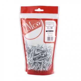TIMCO Coach Screws Hex Head 6.0x50mm 120pk