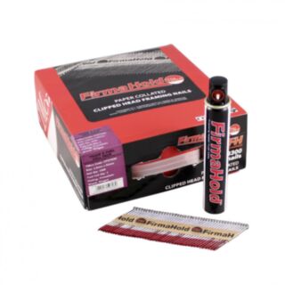 TIMCO FirmaHold Collated Ring Shank Nails Galvanised With 3 x Fuel Cells 2.8x63mm 3300pk