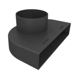 Timloc Roofline Inline Slate Vent Adaptor 165x243mm