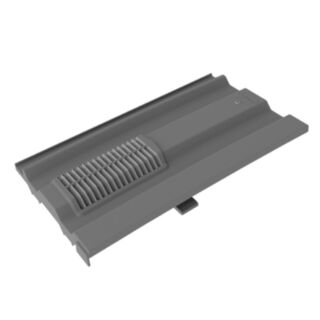 Timloc Roofline Mini Castellated Roof Tile Vent (Ludlow) Grey 230x391mm