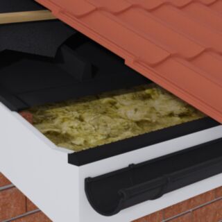 Timloc Roofline Over Fascia Vent Strip 1000mm