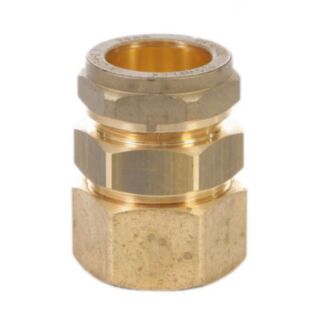 TracPipe® AutoFlare® To Copper Compression Coupler Brass DN28 To 28mm
