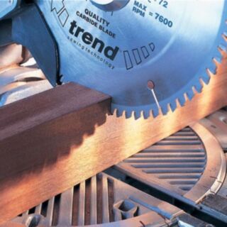 trend® CraftPro Circular Mitre Saw Blade Cross Cut For Wood 260x30mm Kerf 2.5mm 72T
