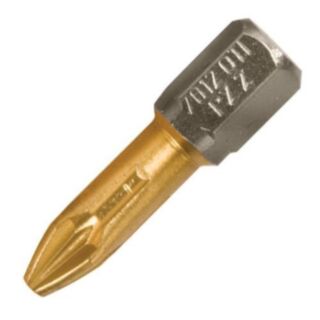trend® Snappy Titanium Nitride Coated Screwdriver Bit PZ2 25mm 10pk