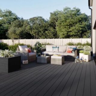 Trex Enhance® Naturals Decking Board Grooved Calm Water 25x140x3660mm