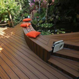 Trex Transcend® Decking Board Grooved Tiki Torch 25x140x3660mm