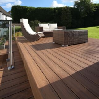 Trex Transcend® Decking Board Solid Edge Tiki Torch 25x140x4880mm