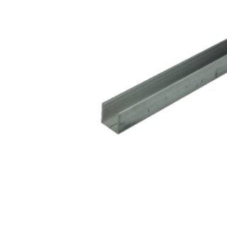 U Profile Aluminium 1.5x15.5x15.5x15.5mm x 1mtr