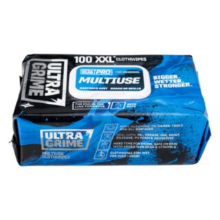 Ultra Grime Pro Multiuse Cloth Wipes XXL 100pk