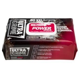 Ultra Grime Pro Power Scrub Cloth Wipes XXL 80pk