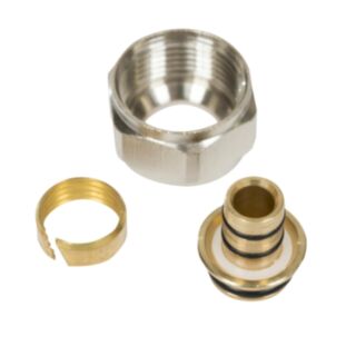 Underfloor Heating Manifold Pipe Adaptor 16mm