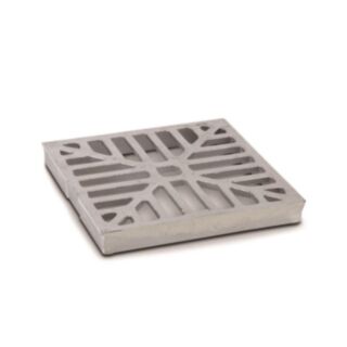 Underground Spare Square Grid For Square Hopper Aluminium 110mm