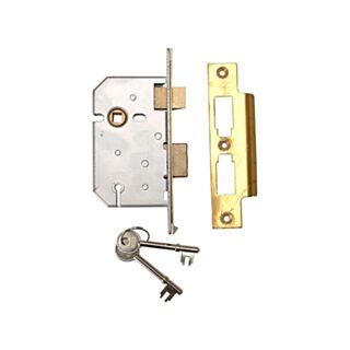 Union 2277 3 Lever Mortice Sashlock Satin Chrome 77.5mm