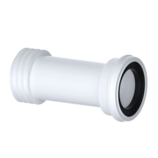 VIVA Extended Straight Rigid WC Pan Connector 265mm