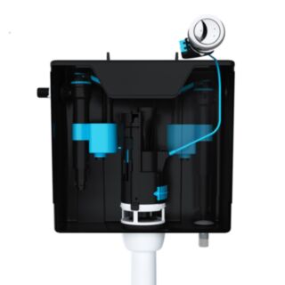 VIVA Skylo Concealed Toilet Cistern Black