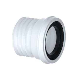 VIVA Straight Rigid WC Pan Connector 117mm