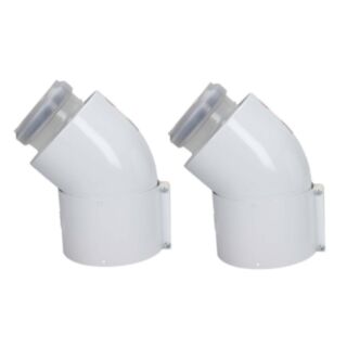 Vaillant 45° Flue Elbow 60/100mm 2pk