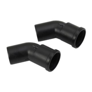 Vaillant 45° Plume Elbow Black 2pk