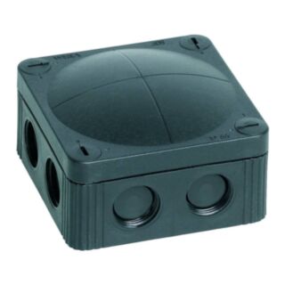 WISKA Junction Box COMBI 308/5 IP66/IP67 Black 51x85x85mm