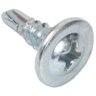 Drywall Self Drilling Screws Wafer Head BZP 14mm 200pk