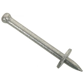 Washered Masonry Nails BZP 32x3.70mm 100pk